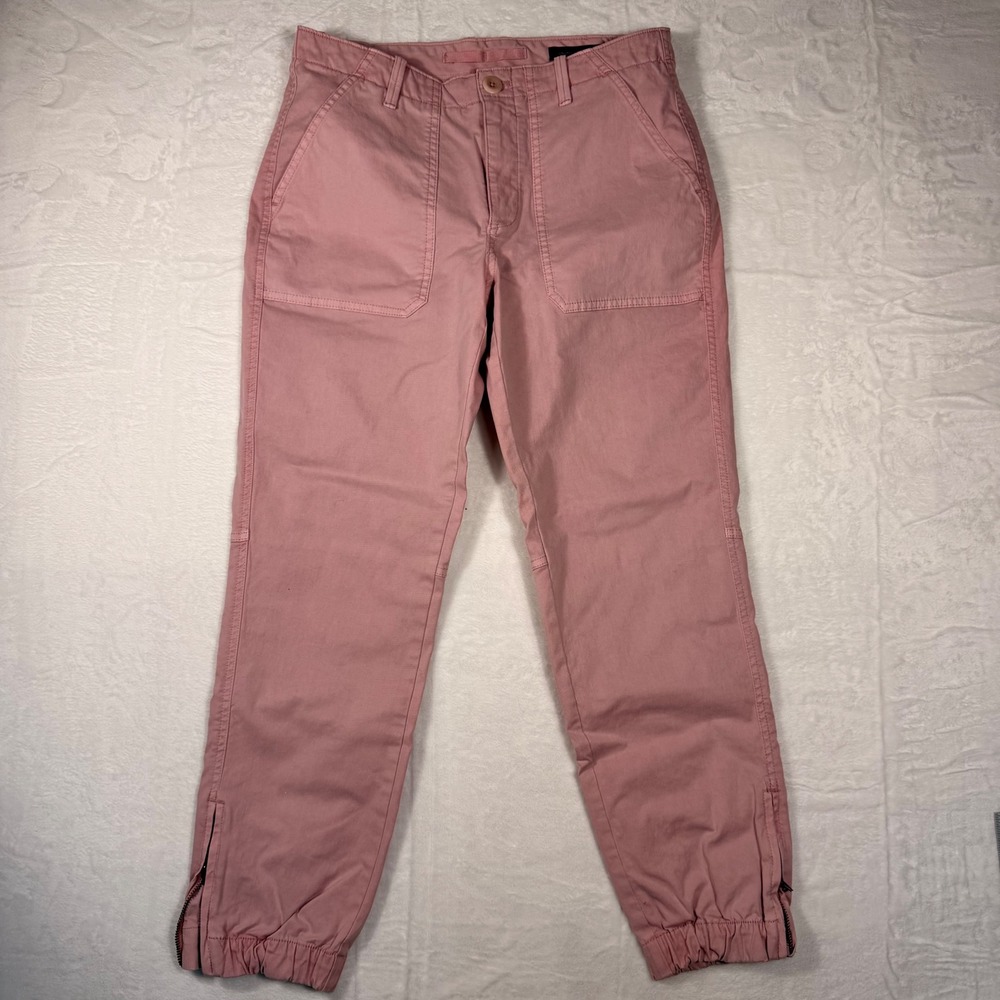 Banana Republic Pink Garment Dyed Utility Jogger Pants Size 8 NWT